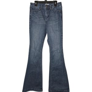 Sofia by Sofia Vergara Dark Blue Melisa Flare Jeans Size 2 Short